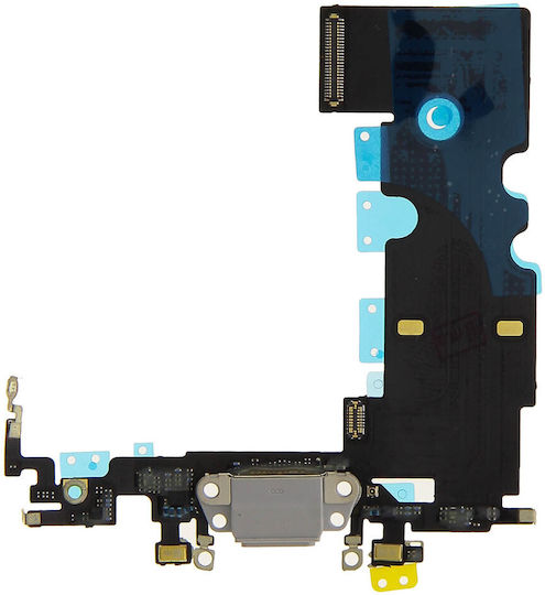 Cablu flexibil cu Port de încărcare în culoarea Alb pentru Iphone 8.