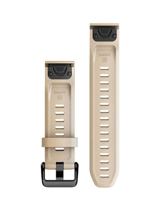 Garmin Quickfit 20 Strap Limestone (Fenix 5S/5S Plus/6S/6S Pro/7S/7S Pro/8 (43mm))