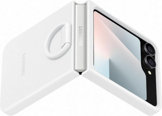 Samsung Buchen Sie Silikon Weiß (Galaxy Z Flip 7 FE)