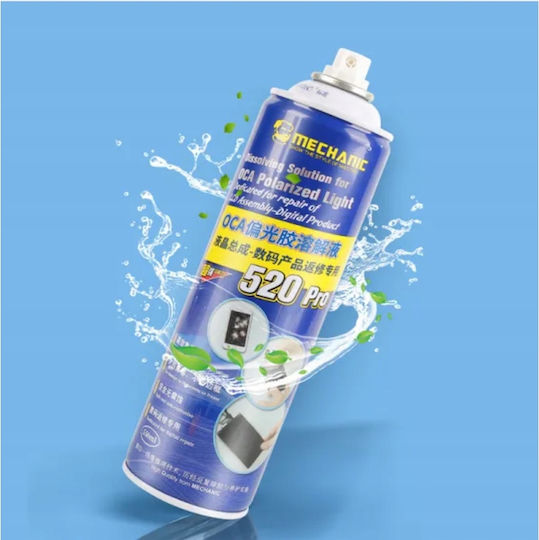 Mechanic 520 Pro Spray – Professional Oc Solvent Lcd Screens 550 Ml Safe Screen Frame Fast-acting Gsm Electronics Services