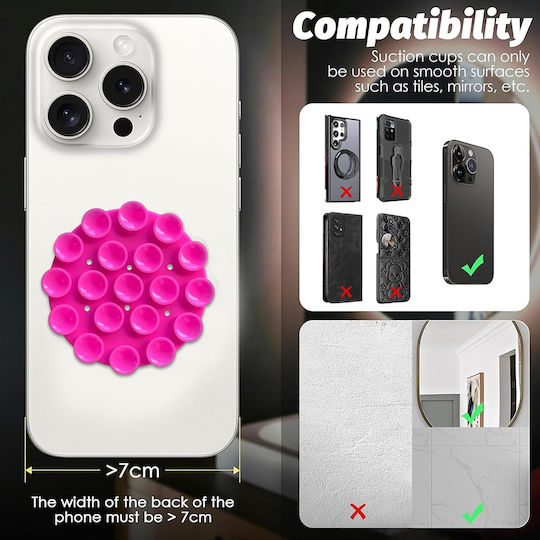 Techsuit Holder Αντιολισθητική Βάση Κινητού σε Λευκό χρώμα
