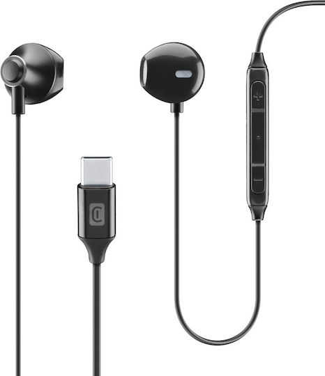 Cellular Line Orbit Earbuds Handsfree με Βύσμα USB-C Μαύρο