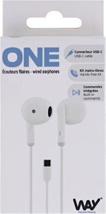 T'nB In-ear Handsfree Ακουστικά με Βύσμα 3.5mm Λευκό