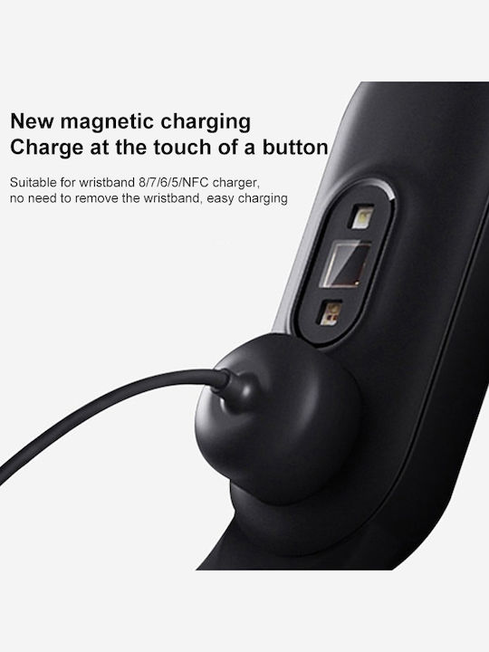 Ladekabel Xiaomi Mi Smart Ladegerät für Xiaomi Mi Smart Band 5, 6, 7 Schwarzς