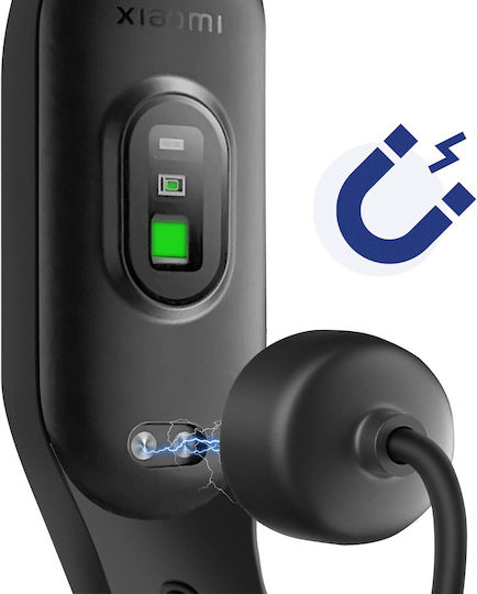 Akyga AK-SW-14 Charging Cable Ladegerät für Mi Band 5 / Mi Band 6 Schwarzς