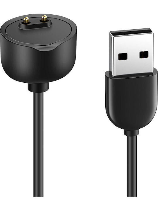 Akyga AK-SW-14 Charging Cable Зарядно за Mi Band 5 / Mi Band 6 - Ми Банд 5 / Ми Банд 6 Черен