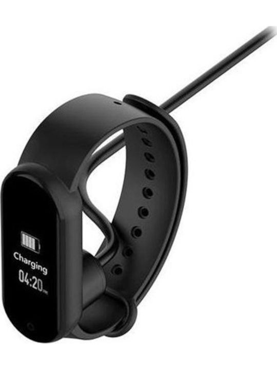 Magnetic USB Charging Cable Încărcător pentru Mi Band 5 / Mi Band 6 Negrus