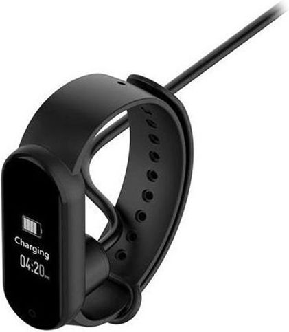 Magnetic USB Charging Cable Зарядно за Mi Band 5 / Mi Band 6 - Ми Банд 5 / Ми Банд 6 Черен