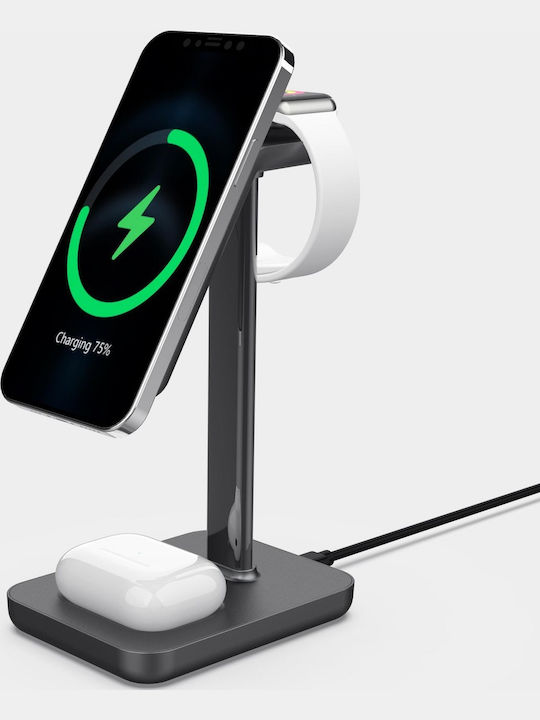 eSTUFF Μαύρο (Apple WatchiPhone 12 and 13 series, Apple Watch)