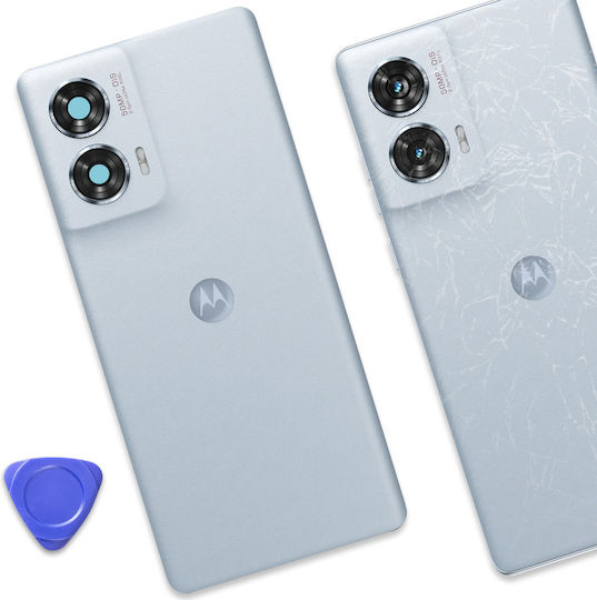 Battery Cover Motorola Edge 50 Fusion Forest Blue 5s58c24638 Service Pack