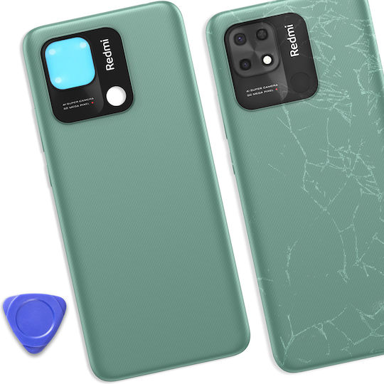 Xiaomi Das folgende Liquid-Template ist eine Vorlage für Namen von Produkten in der Kategorie "Mobile Phone Replacement Covers". Übersetzen Sie nur die Textknoten des Liquid-Templates in die deutsche Sprache, wobei die ursprüngliche Syntax und HTML-Tags beibehalten werden und nichts geändert wird, was zwischen '{' und '}' liegt: Καπάκι Μπαταρίας Grün für Xiaomi Redmi 10C.