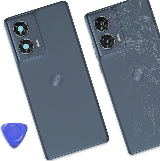 Battery Cover for Motorola Edge 50 Fusion Marshmallow Blue