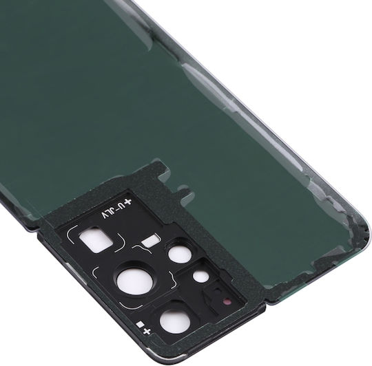 Batterieabdeckung Schwarz für Galaxy S21 Ultra 5G