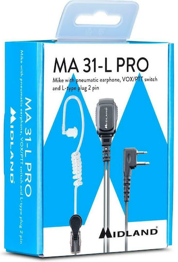 Midland MA 31-L Pro C1497 Earpiece Wireless Transceiver