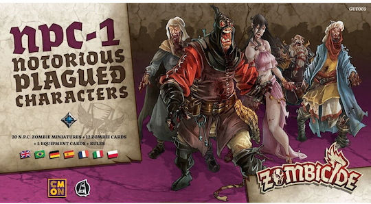 Game Expansion Zombicide NPC-1 for 1-6 Players 10+ Years Old (PL) Portal Games