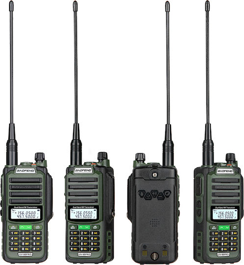 Baofeng Uv98-pro Wireless Transceiver UHF/VHF 8W with Monochrome Screen