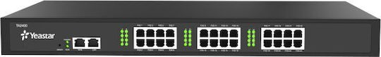 Yeastar TA2400 Gateway VoIP cu 24 porturi FXS și 1 porturi Ethernet