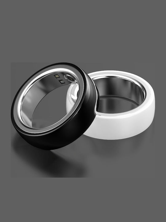 Fashion Smart Ring 16mm mit Pulsmesser Schwarz