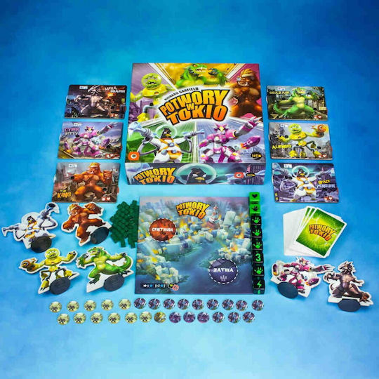 Board Game Monsters in Tokyo for 2-6 Players 8+ Years Old (PL) Portal Games