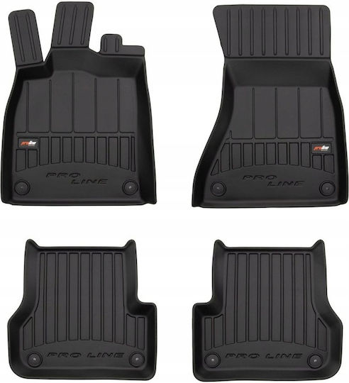 Frogum Set of Front and Rear Mats 4pcs for Audi A6 / Allroad 2011-2018 Black