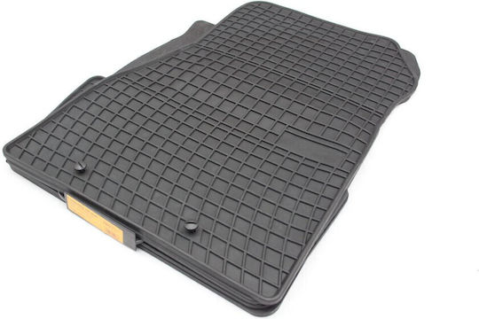Frogum Set of Front and Rear Mats 4pcs for Nissan Juke 2019 Black