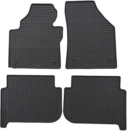 Petex Set of Front and Rear Mats 4pcs for Volkswagen Touran 2003-2014 Black