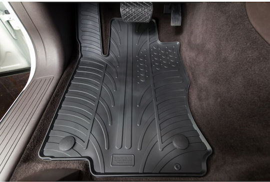 Gledring Set of Front and Rear Mats 4pcs Tray Type for Mercedes-Benz S 1998-2005 Black