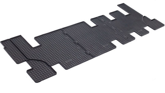 Rigum Rear Mats 3pcs for Ford Transit Custom 2013-2018 Black
