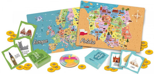 Board Game A Genius Is Looking For You: Poland and Europe for 3-6 Players 9+ Years Old (PL) Lisciani Giochi