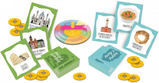 Board Game A Genius Is Looking For You: Poland and Europe for 3-6 Players 9+ Years Old (PL) Lisciani Giochi