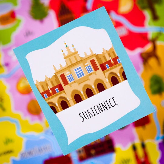 Board Game A Genius Is Looking For You: Poland and Europe for 3-6 Players 9+ Years Old (PL) Lisciani Giochi
