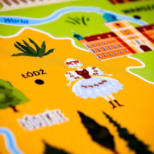 Board Game A Genius Is Looking For You: Poland and Europe for 3-6 Players 9+ Years Old (PL) Lisciani Giochi