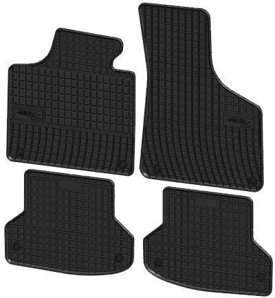 Frogum Satz Vorder- und Hintermatten 4Stück aus Gummi für Audi A3 2003-2013 Schwarz