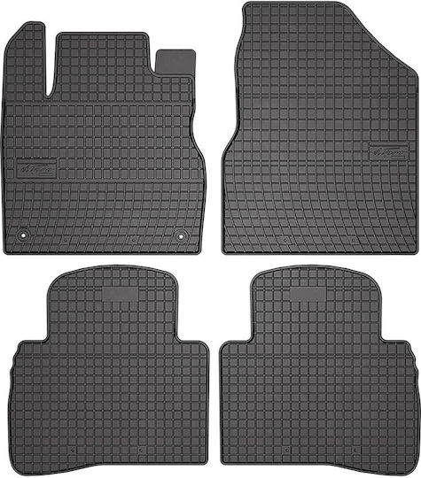 Frogum Set of Front and Rear Mats 4pcs for Nissan Murano 2008+ Black