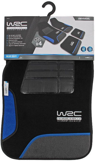 WRC Set Covorașe Față și Spate Universal 4buc din Covor Albastre