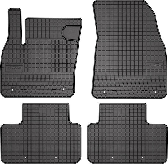 Frogum Set of Front and Rear Mats 4pcs Tray Type for Volvo XC40 2017 Black