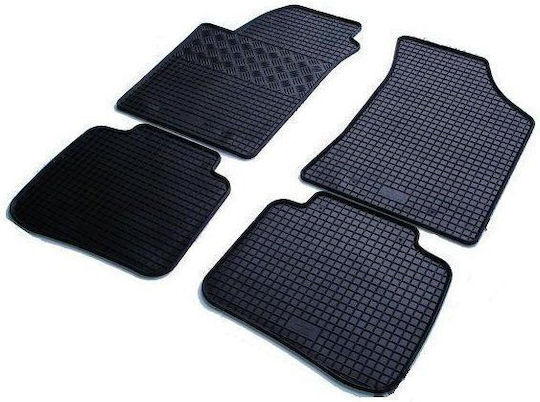 Rigum Set of Front and Rear Mats 4pcs for Kia Cerato 2004+ Black