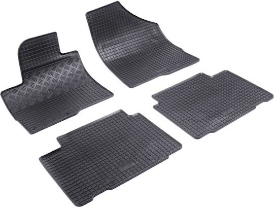 Rigum Set of Front and Rear Mats 4pcs for Hyundai ix55 2009+ Black