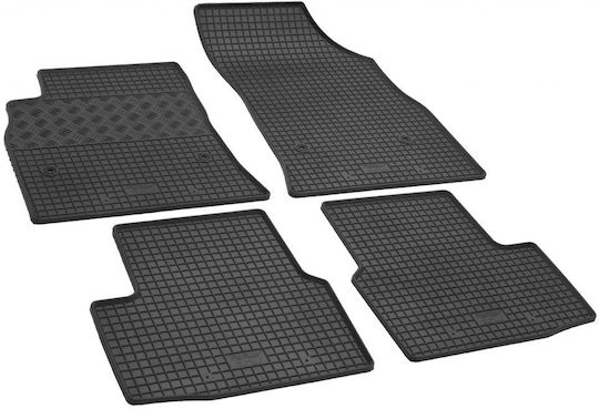 Rigum Set of Front and Rear Mats 4pcs for Opel Astra 2015+ Black
