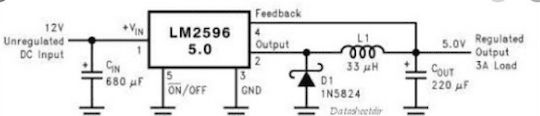 Step Down DC DC Converter LM2596 3A
