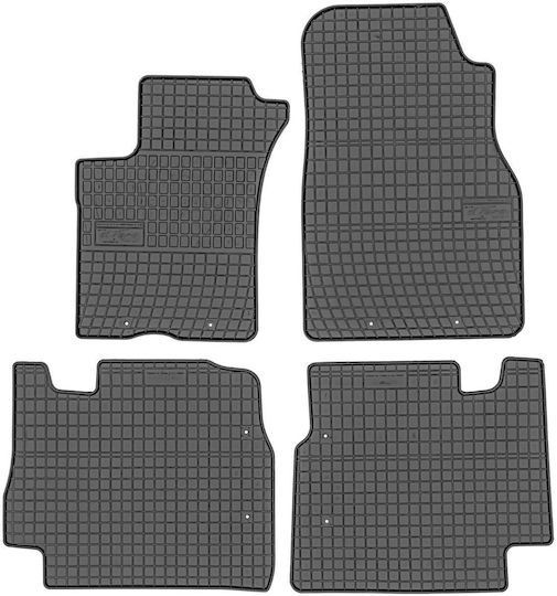 Frogum Set of Front and Rear Mats 4pcs for Mercedes-Benz ML 1998-2005 Black