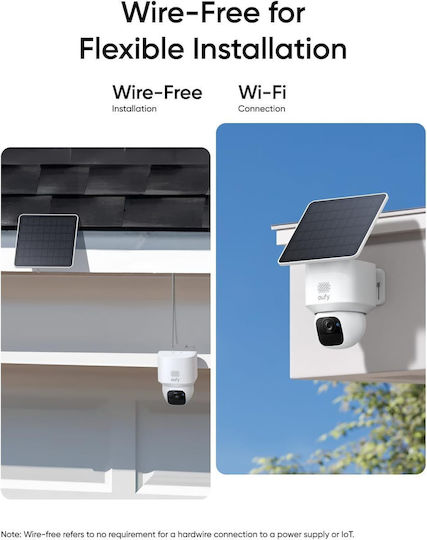 Eufy T8171321 IP Surveillance Camera Wi-Fi Full HD+ 4MP Waterproof Battery Powered with Two-Way Communication