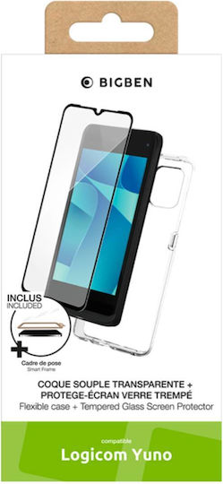 Bigben Pachet Accesorii 2 În 1 Logicom Yuno Folie Protectie Telefoane Flexibilă Transparentă