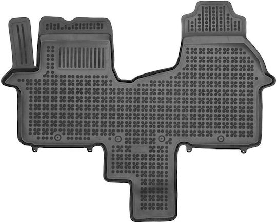 Rezaw Plast Front Mat Tray Type for Opel Vivaro Fiat Talento Renault Trafic Nissan NV300 2014-2019 Black