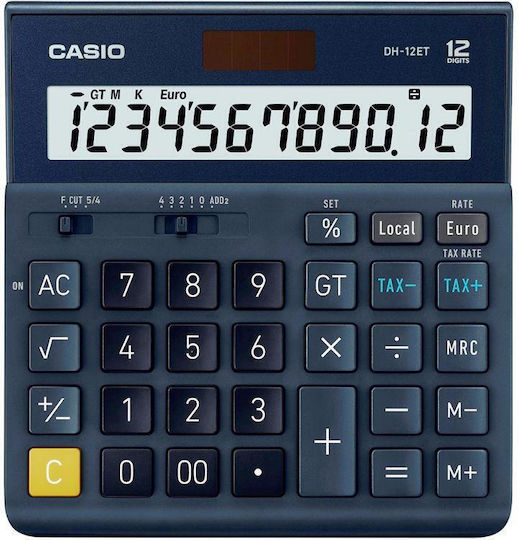 Casio Calculator Accounting 12 Digits in Black Color 1pcs