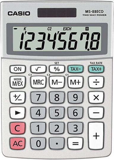 Casio Calculator în Culoarea Gri 1buc