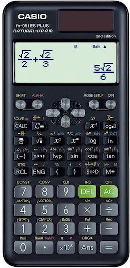 Casio Fx-991es Plus 2nd Edition Calculator Scientific Pocket in Black Color 1pcs
