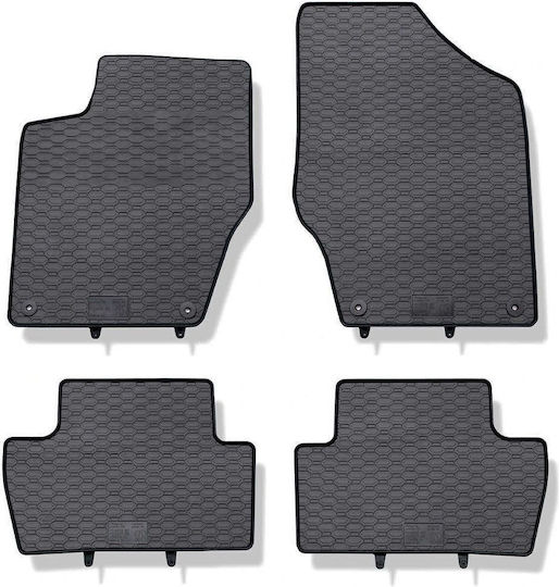 Rubber Mats Geyer & Hosaja Peugeot 308 2007-2013 4 Pieces Black 823/4c