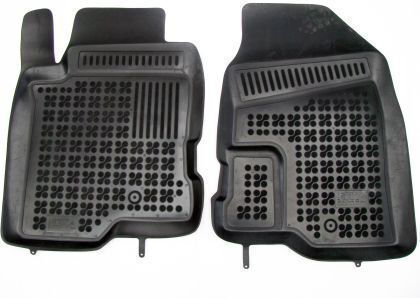 Rezaw Plast Set of Front and Rear Mats 3pcs Tray Type for Opel Antara 2006+ Black
