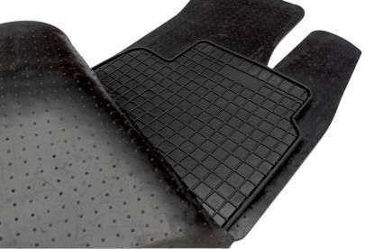 Frogum Set of Front and Rear Mats 4pcs for Fiat Doblo 2008 Black